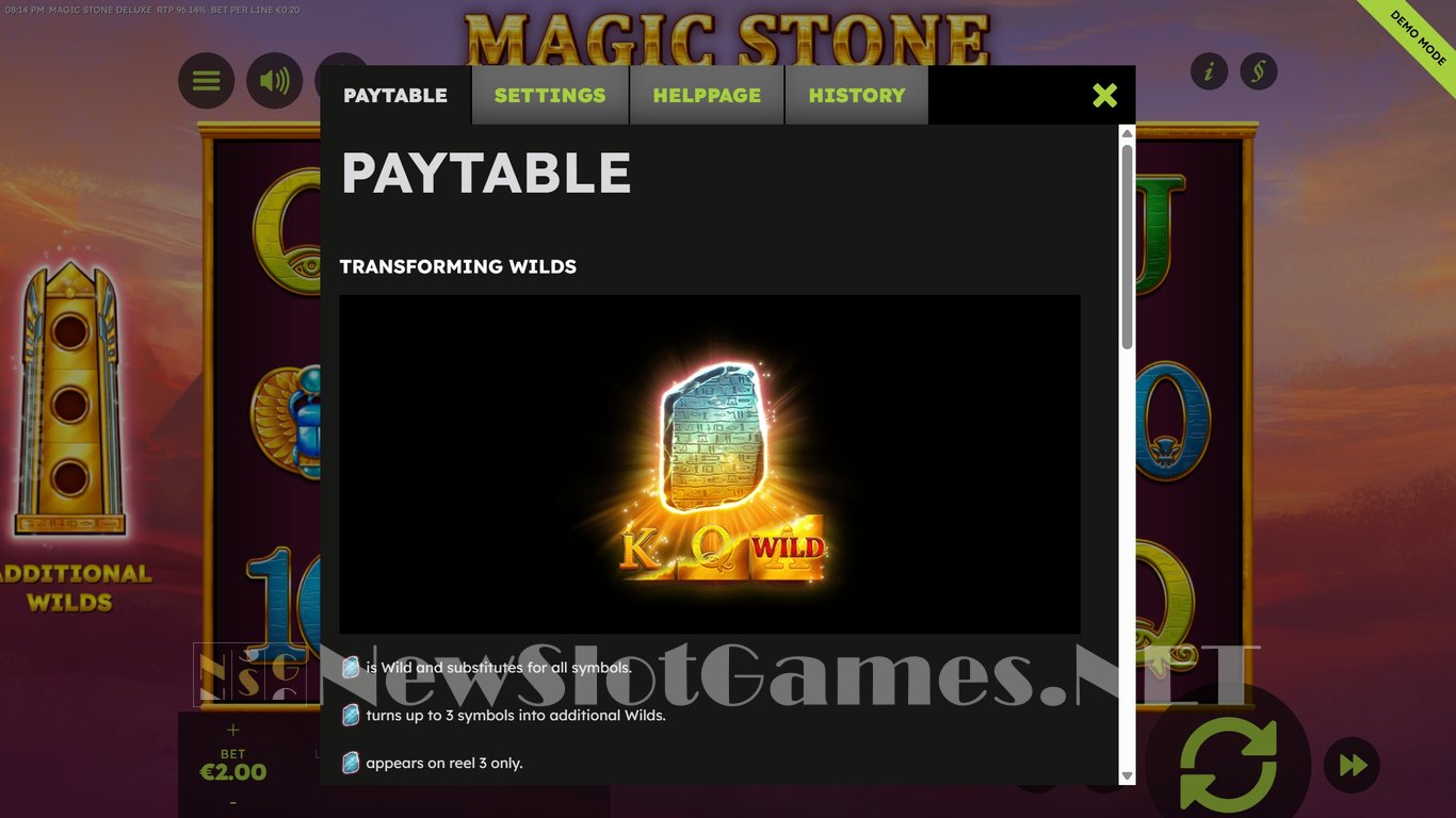 Magic Stone Deluxe Slot Slot Image in Demo - pic. 4