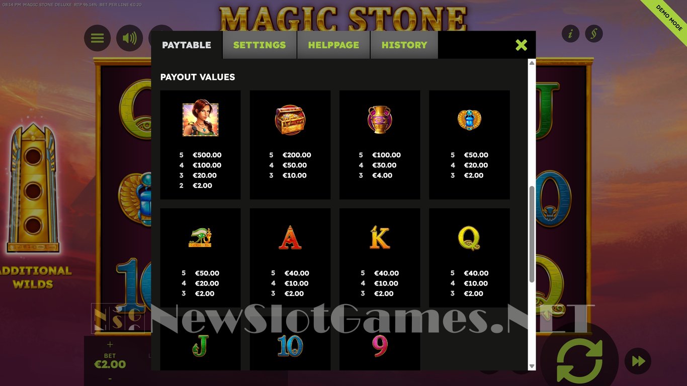 Magic Stone Deluxe Slot Slot Image in Demo - pic. 5
