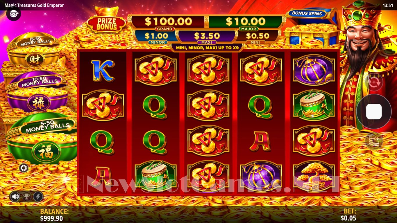 Magic Treasures Gold Emperor Slot Slot Image in Demo - pic. 2