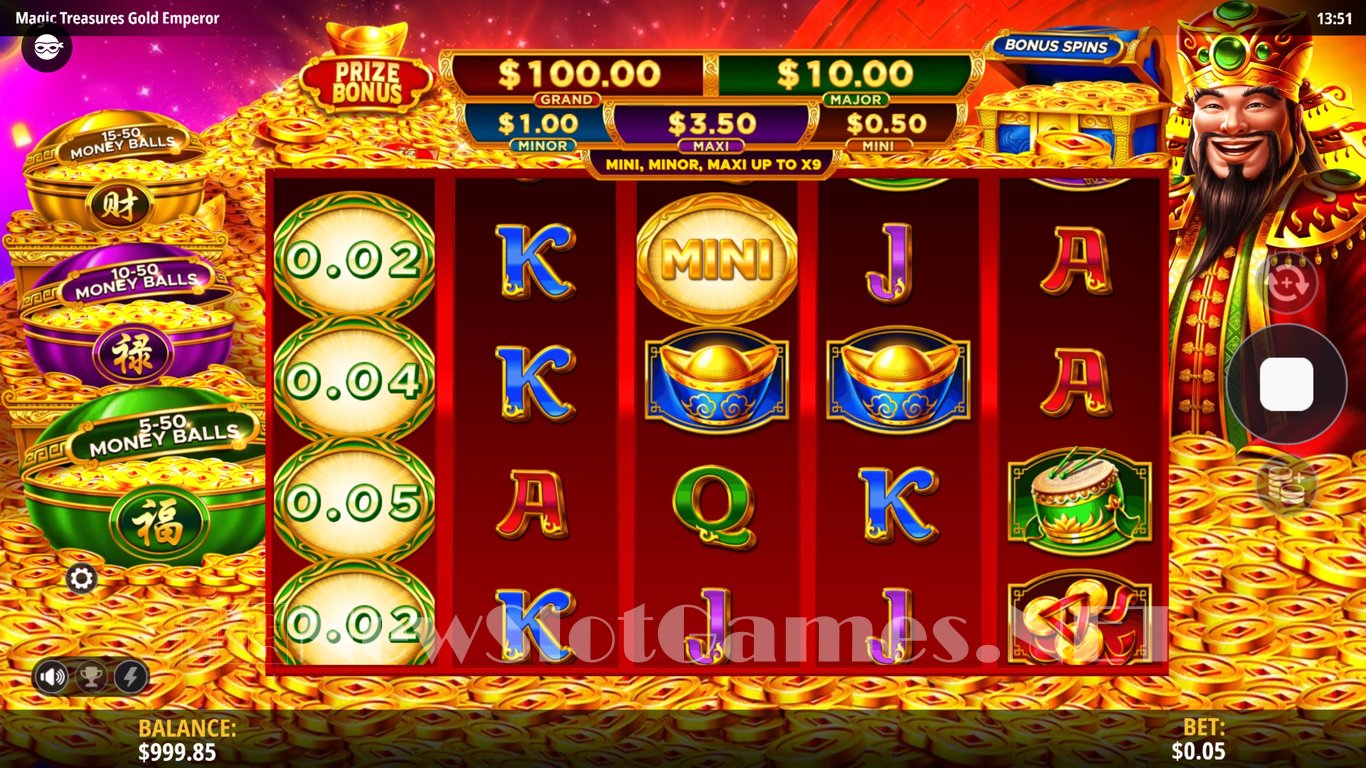 Magic Treasures Gold Emperor Slot Slot Image in Demo - pic. 3