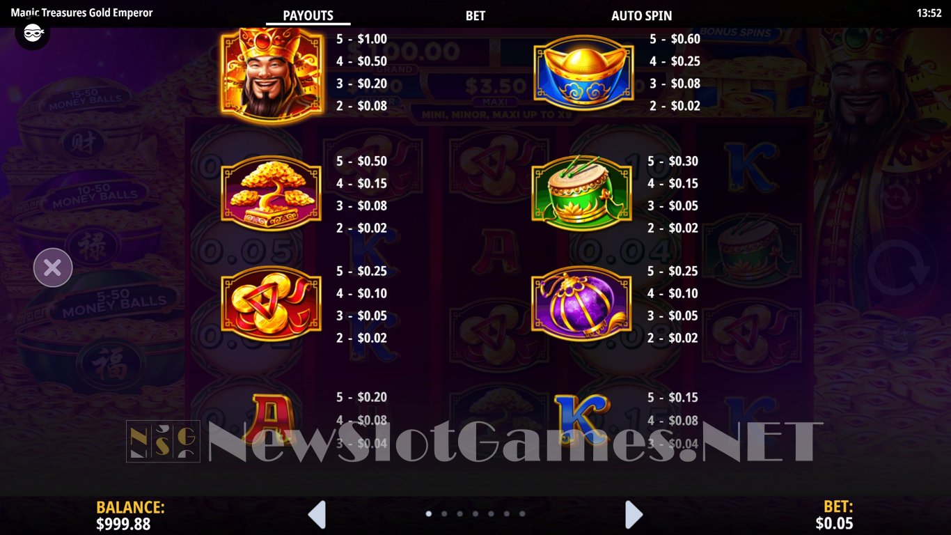 Magic Treasures Gold Emperor Slot Slot Image in Demo - pic. 4