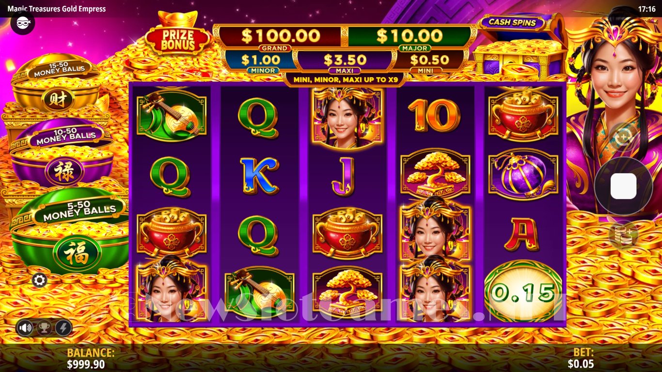 Magic Treasures Gold Empress Slot Demo Image