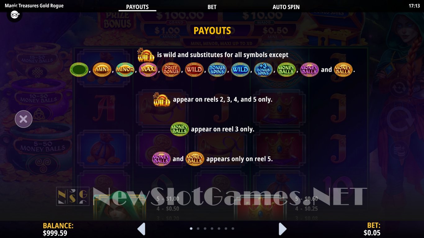 Magic Treasures Gold Rogue Slot Slot Image in Demo - pic. 4