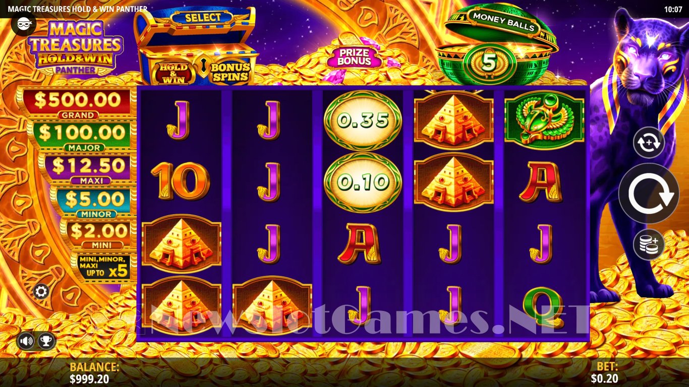 Magic Treasures Hold & Win Panther Slot Slot Image in Demo - pic. 2
