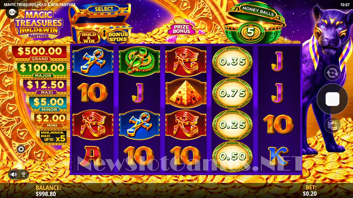 Magic Treasures Hold & Win Panther Slot Slot Image in Demo - pic. 3