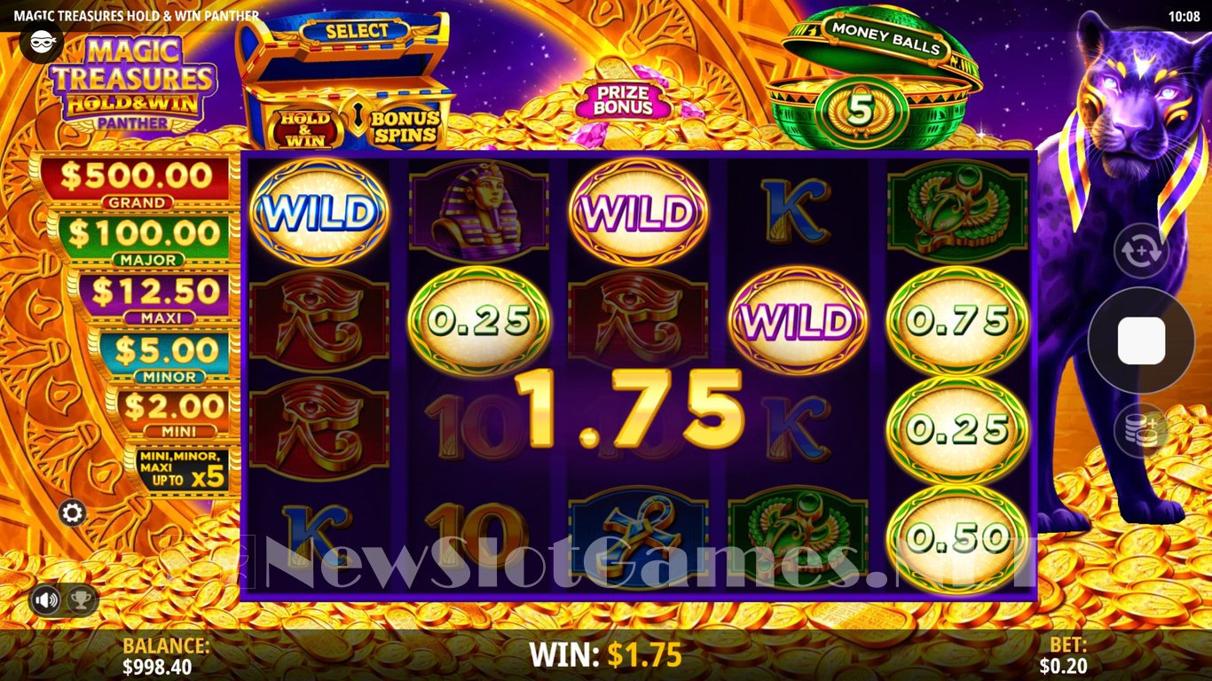 Magic Treasures Hold & Win Panther Slot Slot Image in Demo - pic. 4