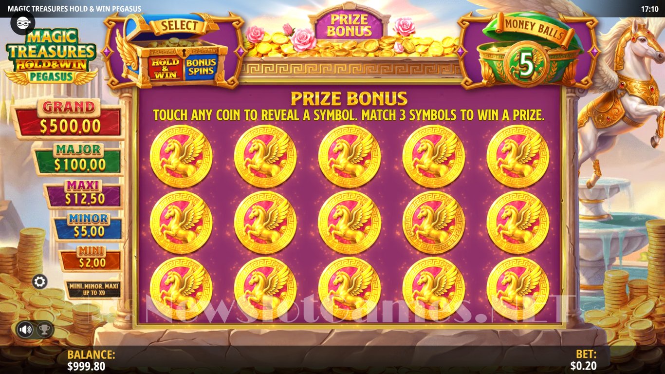Magic Treasures Hold & Win Pegasus Slot Slot Image in Demo - pic. 2