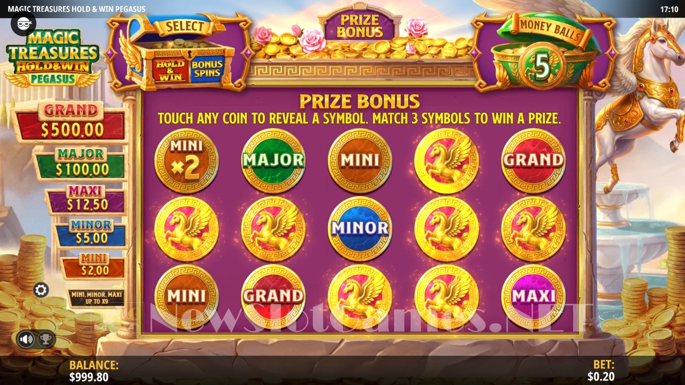 Magic Treasures Hold & Win Pegasus Slot Slot Image in Demo - pic. 3