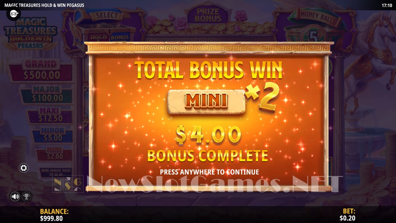 Magic Treasures Hold & Win Pegasus Slot Slot Image in Demo - pic. 4