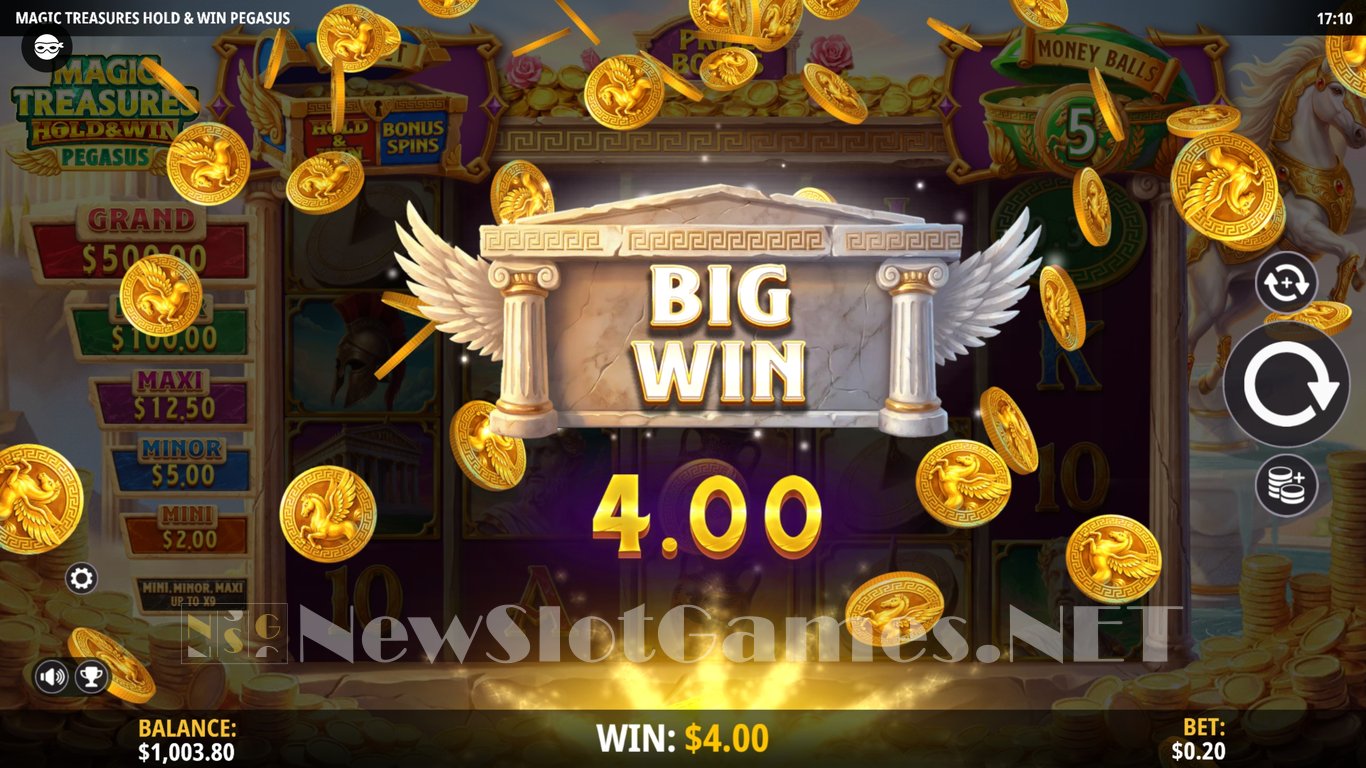 Magic Treasures Hold & Win Pegasus Slot Slot Image in Demo - pic. 5
