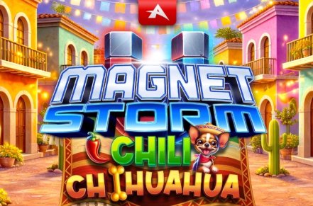 Magnet Storm Chili Chihuahua Slot Logo