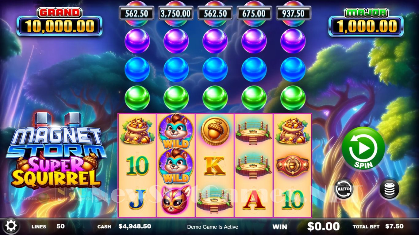 Magnet Storm Super Squirrel Slot Slot Image in Demo - pic. 3