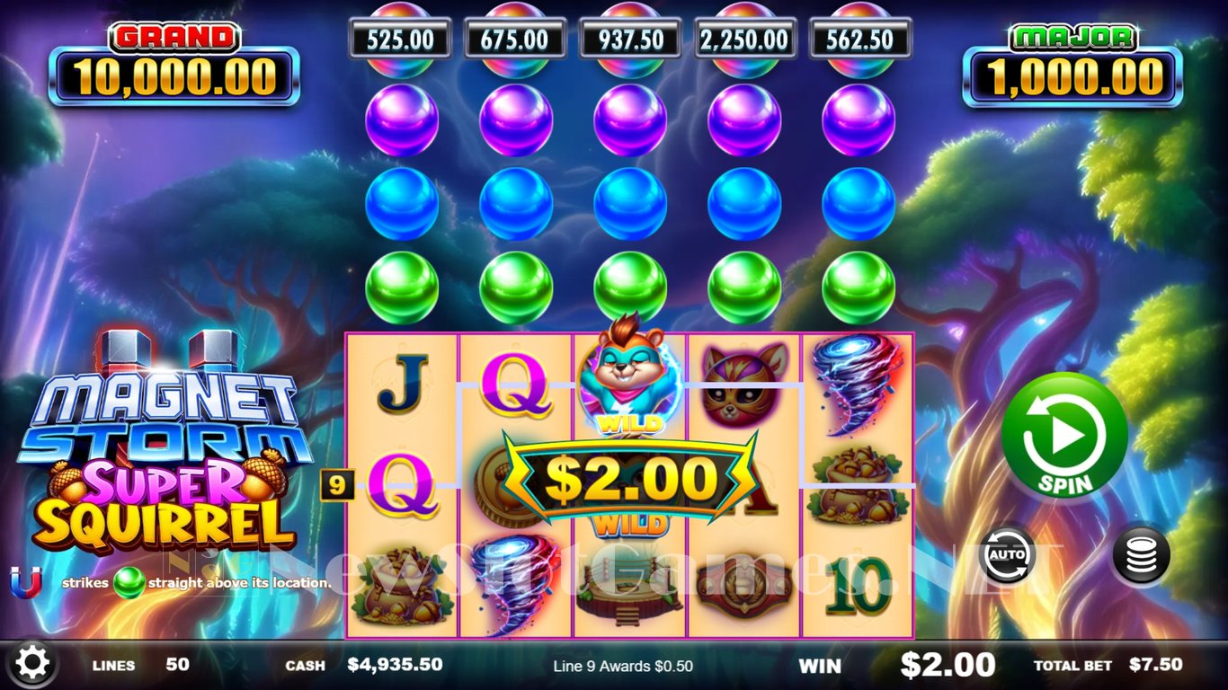 Magnet Storm Super Squirrel Slot Slot Image in Demo - pic. 5