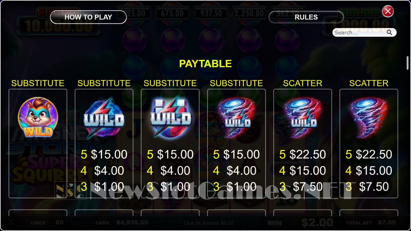 Magnet Storm Super Squirrel Slot Slot Image in Demo - pic. 6