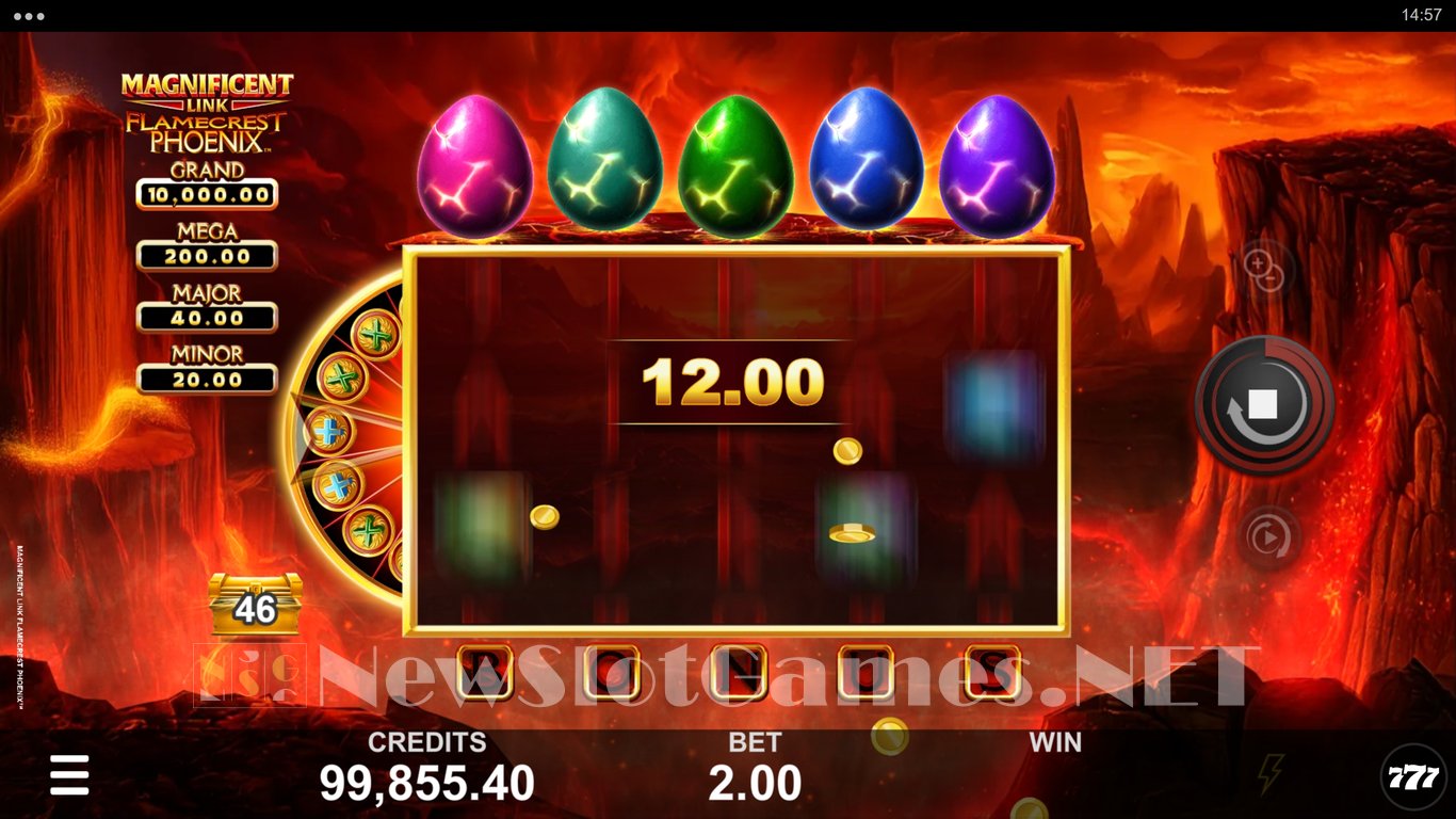 Magnificent Link Flamecrest Phoenix Slot Slot Image in Demo - pic. 3