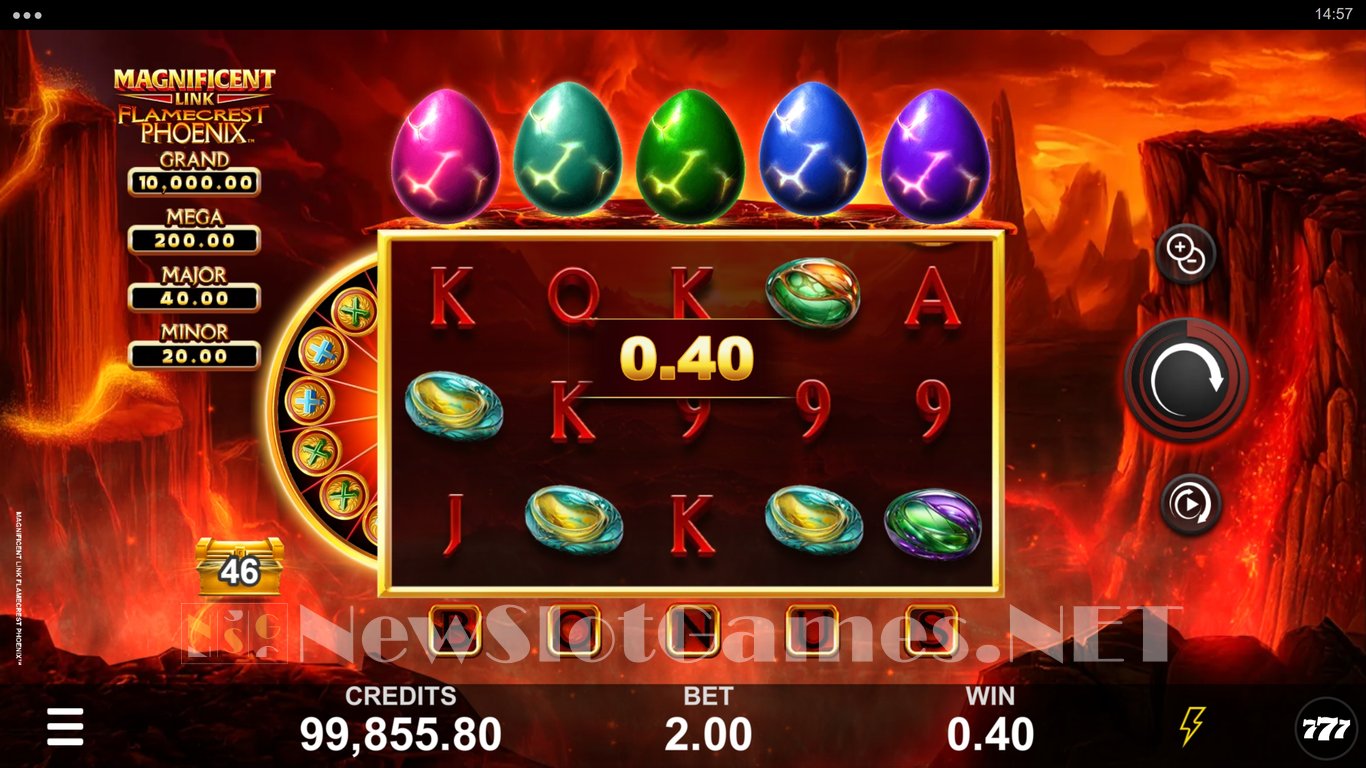 Magnificent Link Flamecrest Phoenix Slot Slot Image in Demo - pic. 4