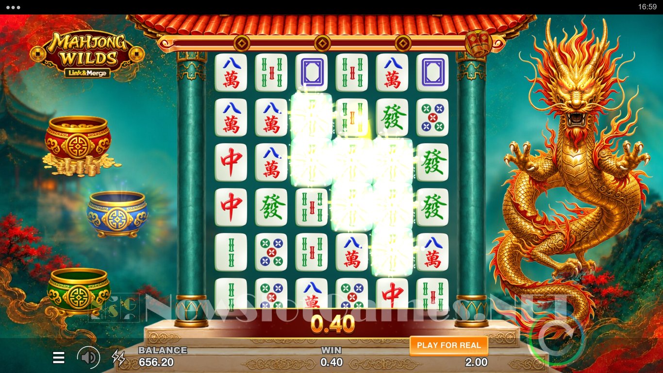 Mahjong Wilds Link&Merge Slot Slot Image in Demo - pic. 2