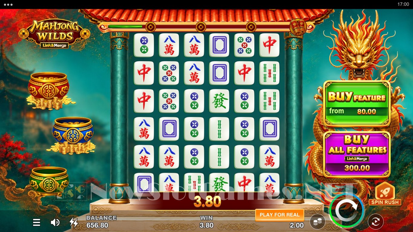 Mahjong Wilds Link&Merge Slot Slot Image in Demo - pic. 3