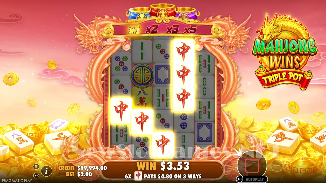 Mahjong Wins Triple Pot Slot Slot Image in Demo - pic. 2