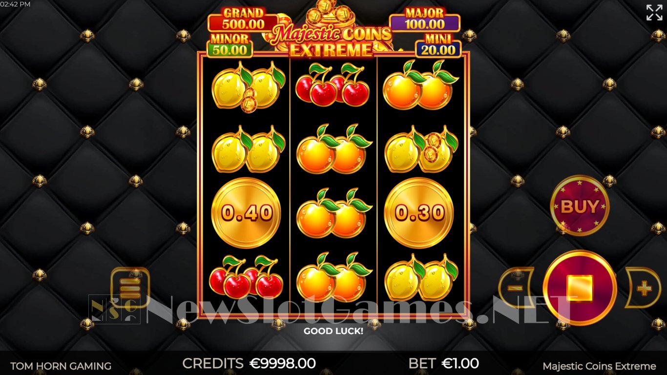 Majestic Coins Extreme Slot Demo Image