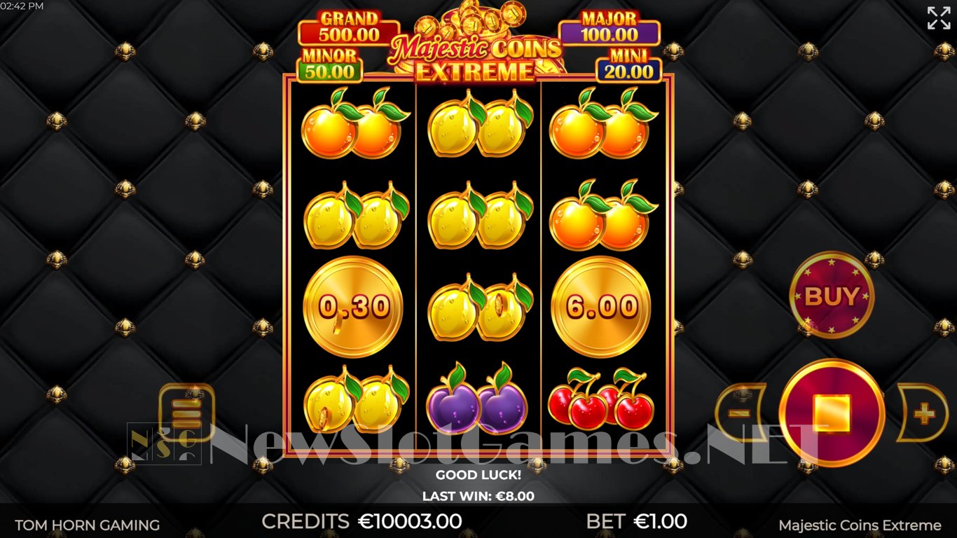 Majestic Coins Extreme Slot Slot Image in Demo - pic. 3