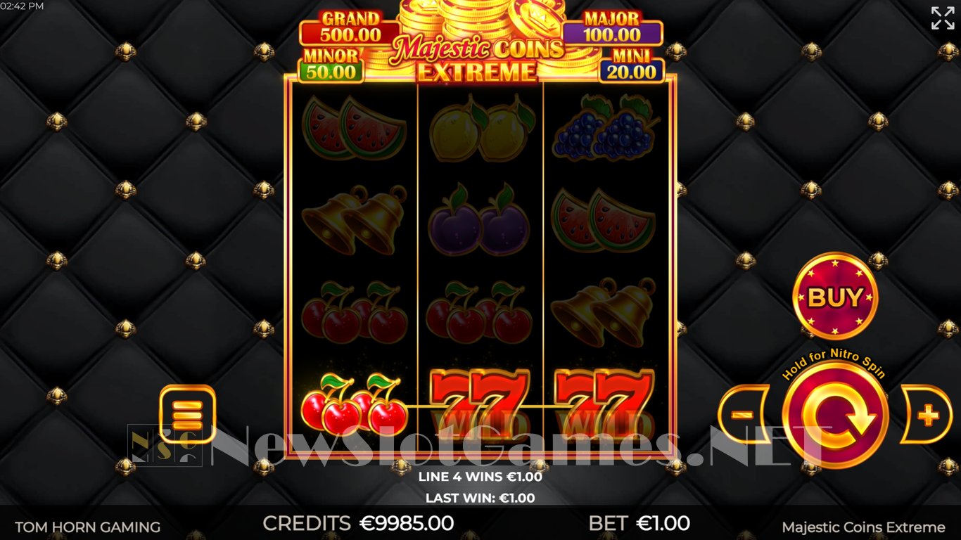 Majestic Coins Extreme Slot Slot Image in Demo - pic. 5