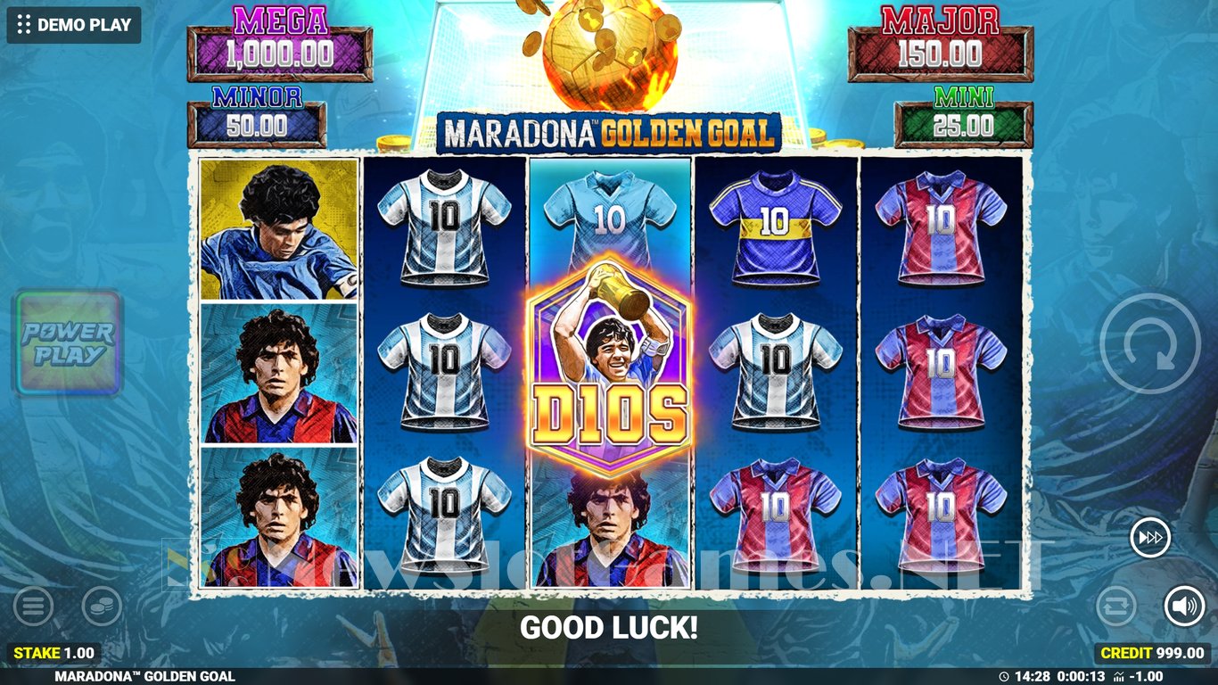 Maradona Golden Goal Slot Demo Image