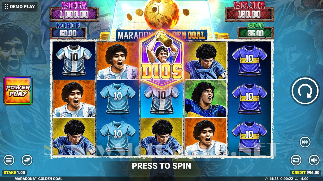 Maradona Golden Goal Slot Slot Image in Demo - pic. 3