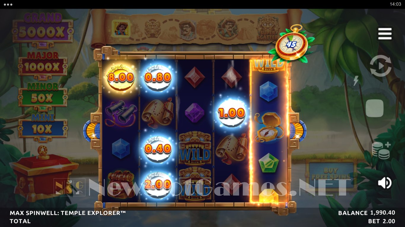 Max Spinwell Temple Explorer Slot Slot Image in Demo - pic. 4