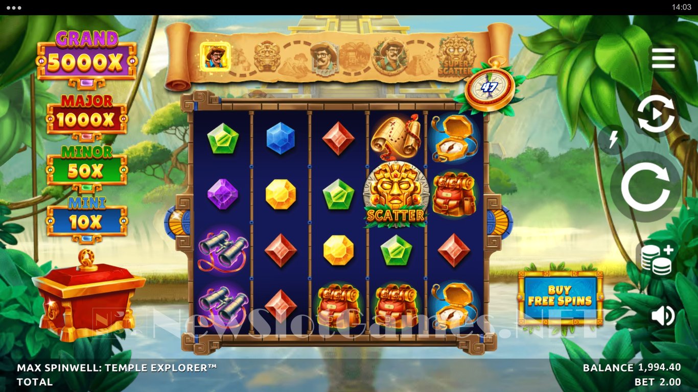 Max Spinwell Temple Explorer Slot Slot Image in Demo - pic. 5