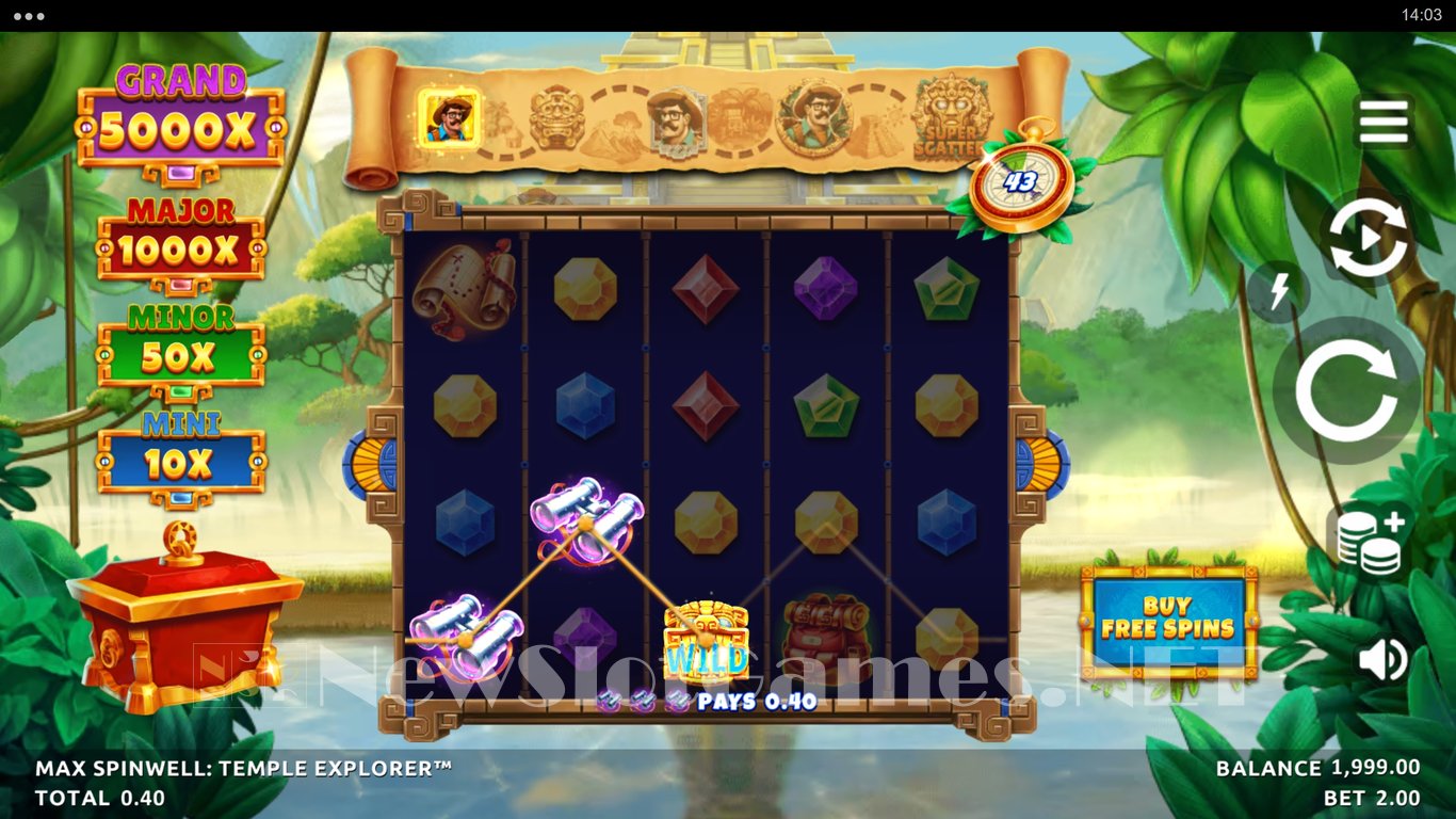 Max Spinwell Temple Explorer Slot Slot Image in Demo - pic. 6