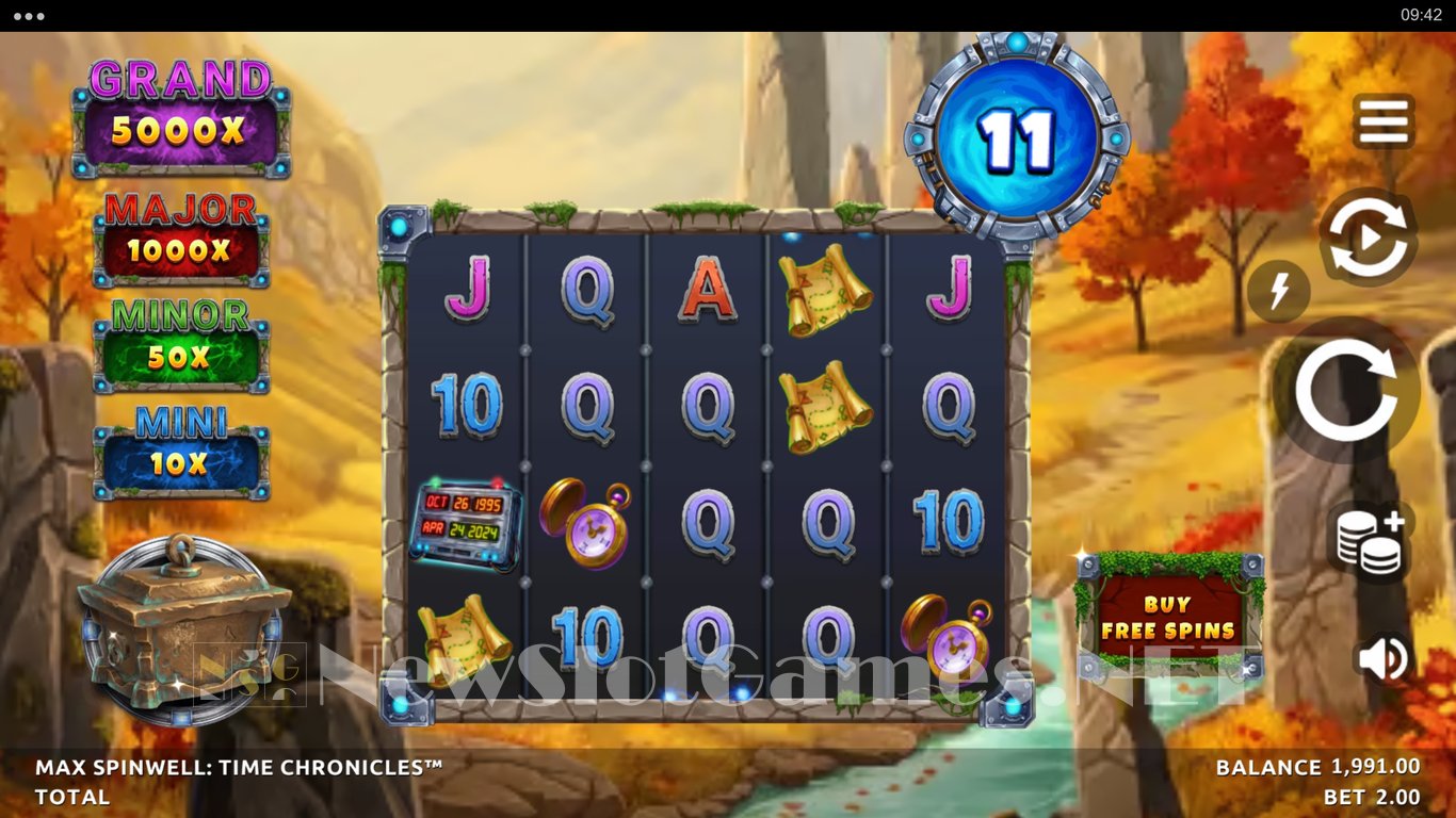 Max Spinwell Time Chronicles Slot Demo Image