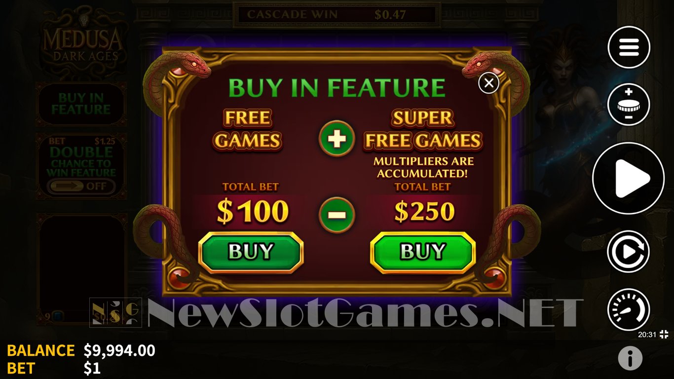 Medusa Dark Ages Slot Slot Image in Demo - pic. 5