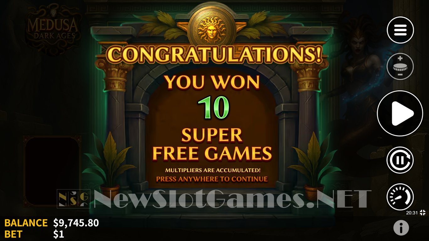 Medusa Dark Ages Slot Slot Image in Demo - pic. 7