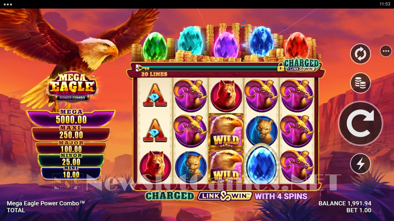 Mega Eagle Power Combo Slot Slot Image in Demo - pic. 2