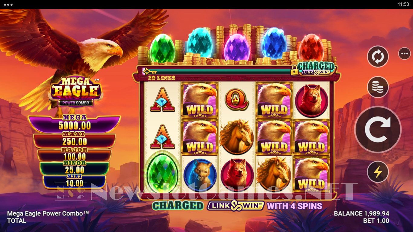Mega Eagle Power Combo Slot Slot Image in Demo - pic. 3