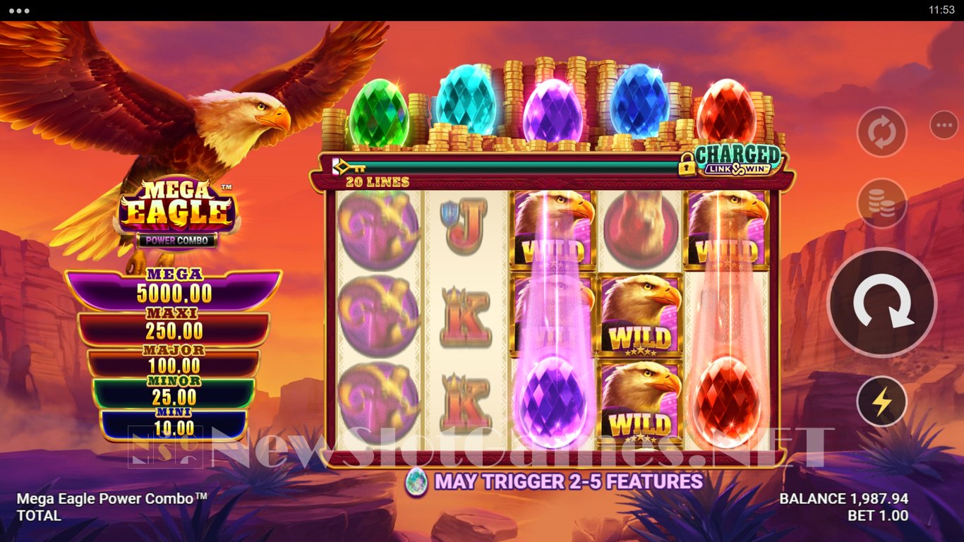 Mega Eagle Power Combo Slot Slot Image in Demo - pic. 4