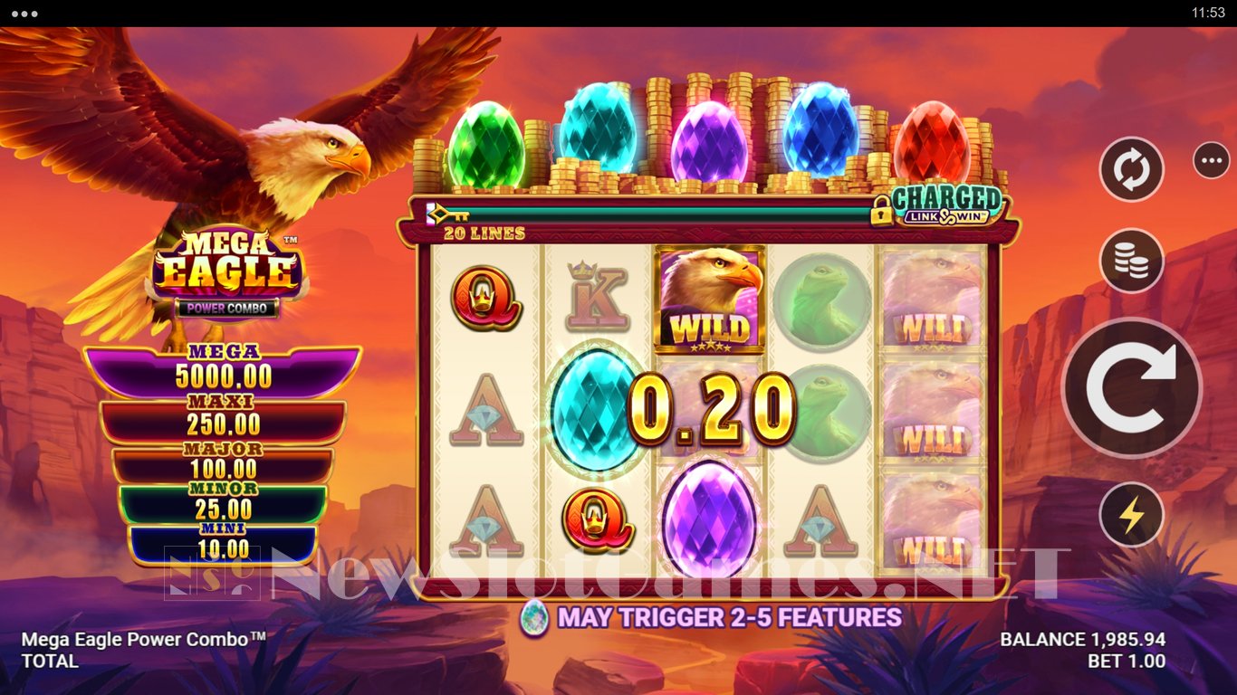 Mega Eagle Power Combo Slot Slot Image in Demo - pic. 5