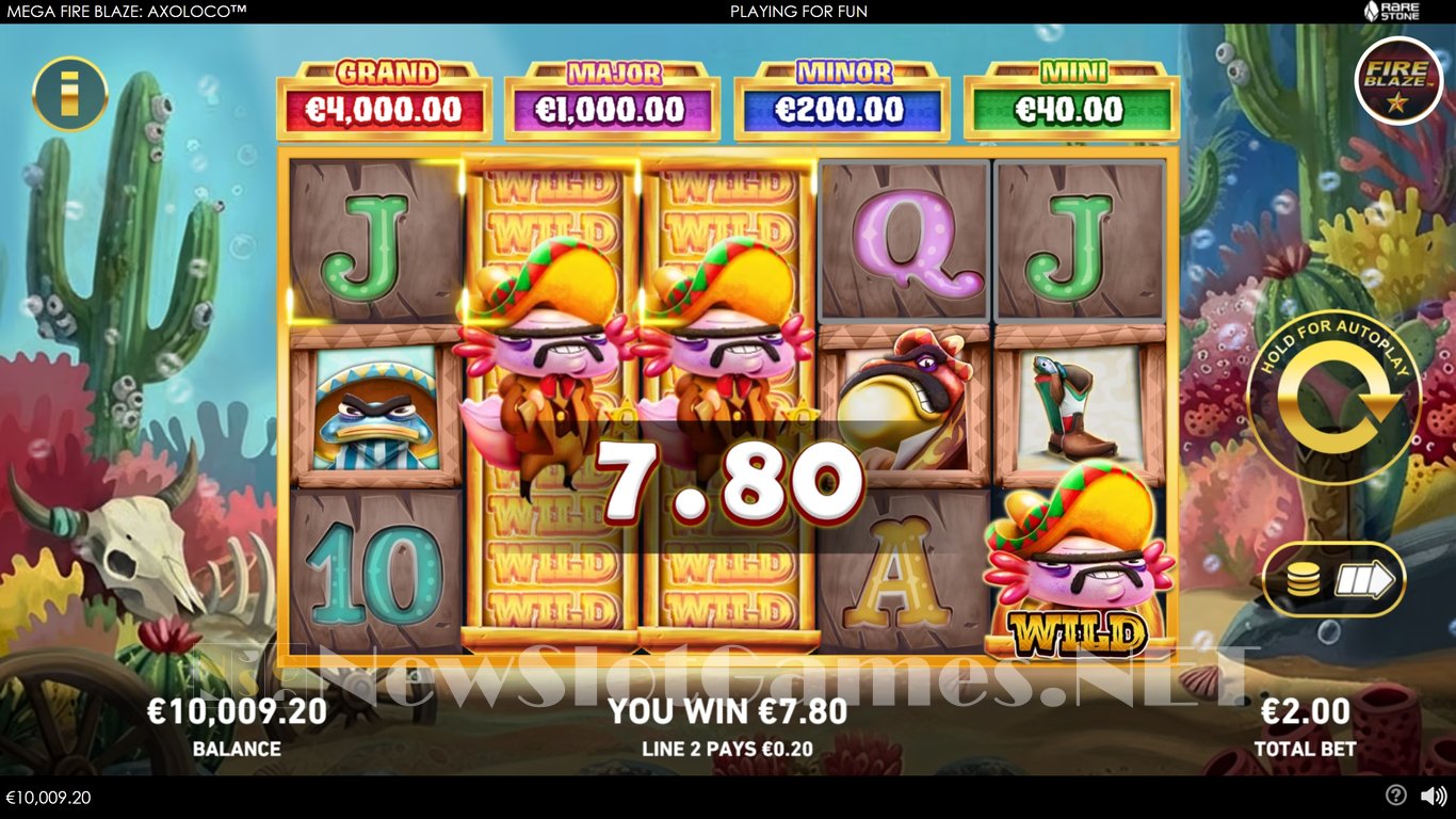 Mega Fire Blaze Axoloco Slot Slot Image in Demo - pic. 2