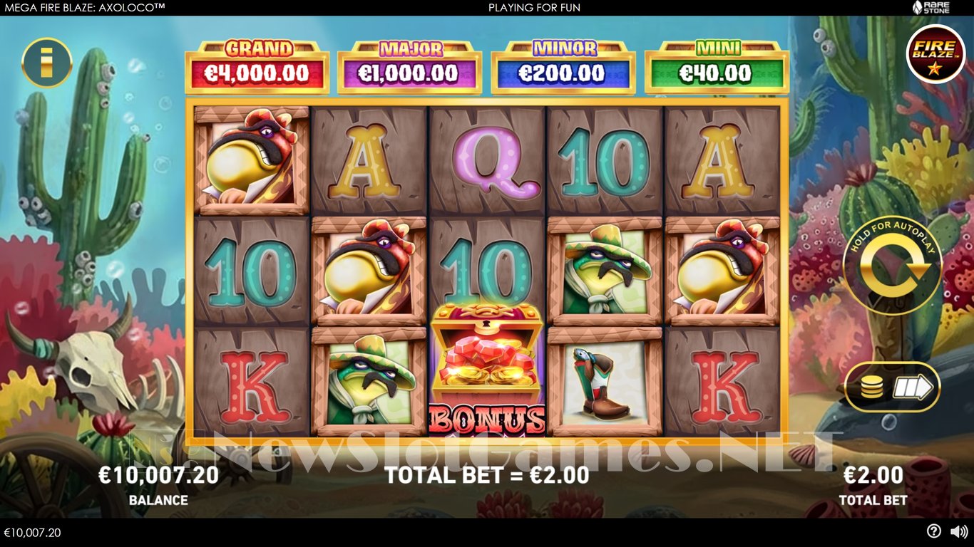 Mega Fire Blaze Axoloco Slot Slot Image in Demo - pic. 3