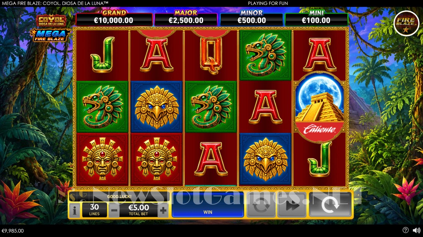 Mega Fire Blaze Coyol, Diosa de la Luna Slot Slot Image in Demo - pic. 2