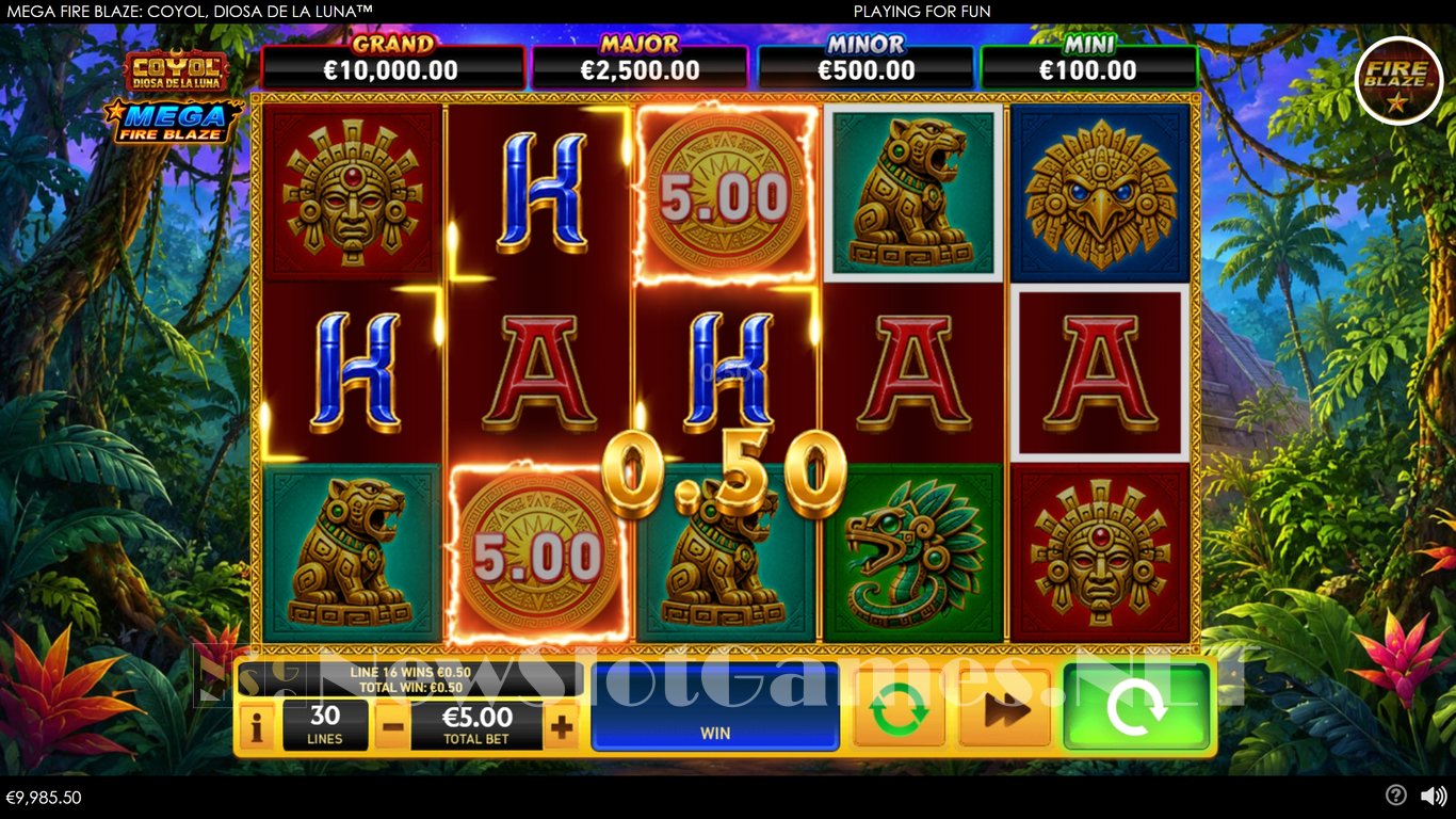 Mega Fire Blaze Coyol, Diosa de la Luna Slot Slot Image in Demo - pic. 3