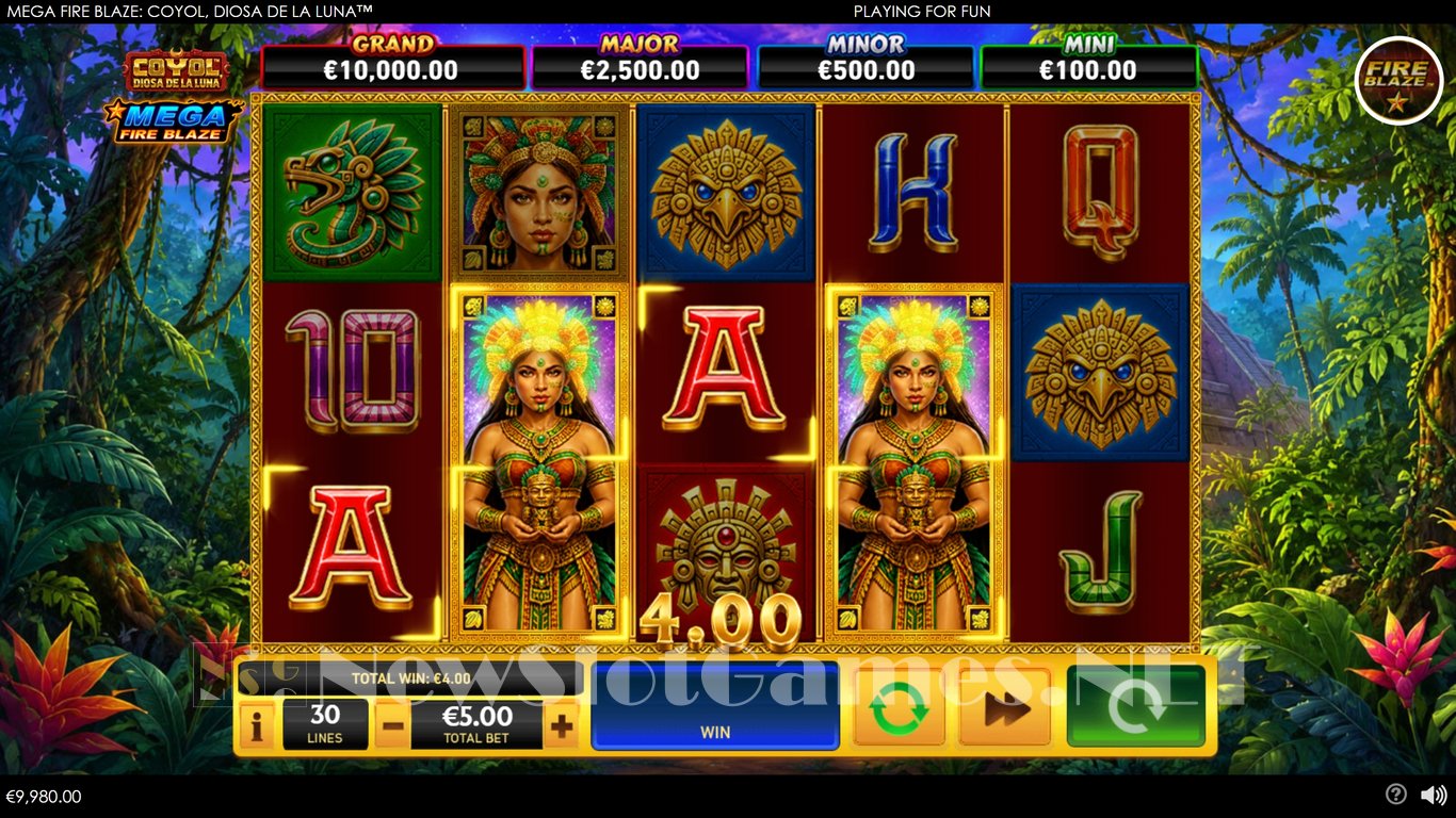 Mega Fire Blaze Coyol, Diosa de la Luna Slot Slot Image in Demo - pic. 4