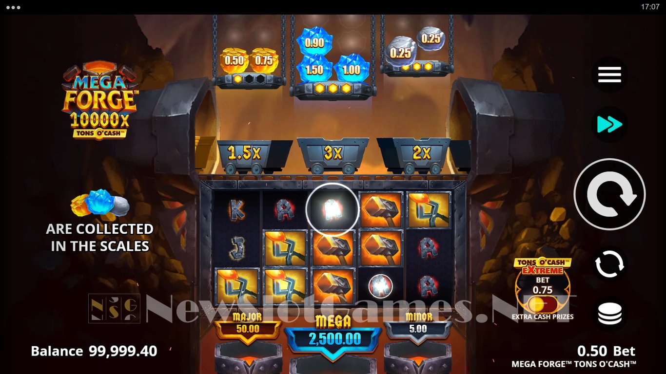 Mega Forge Tons OCash Slot Slot Image in Demo - pic. 2