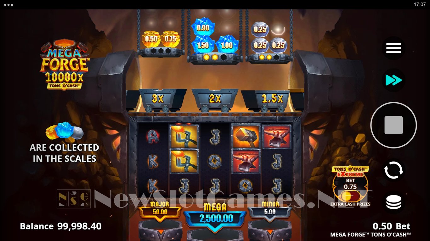 Mega Forge Tons OCash Slot Slot Image in Demo - pic. 3