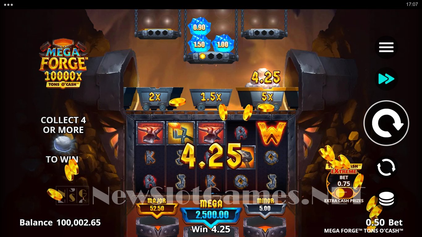Mega Forge Tons OCash Slot Slot Image in Demo - pic. 4