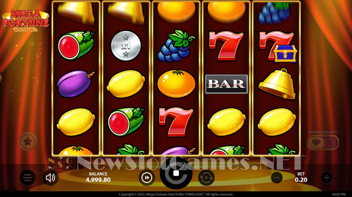 Mega Fortune Hold n Win Slot Demo Image