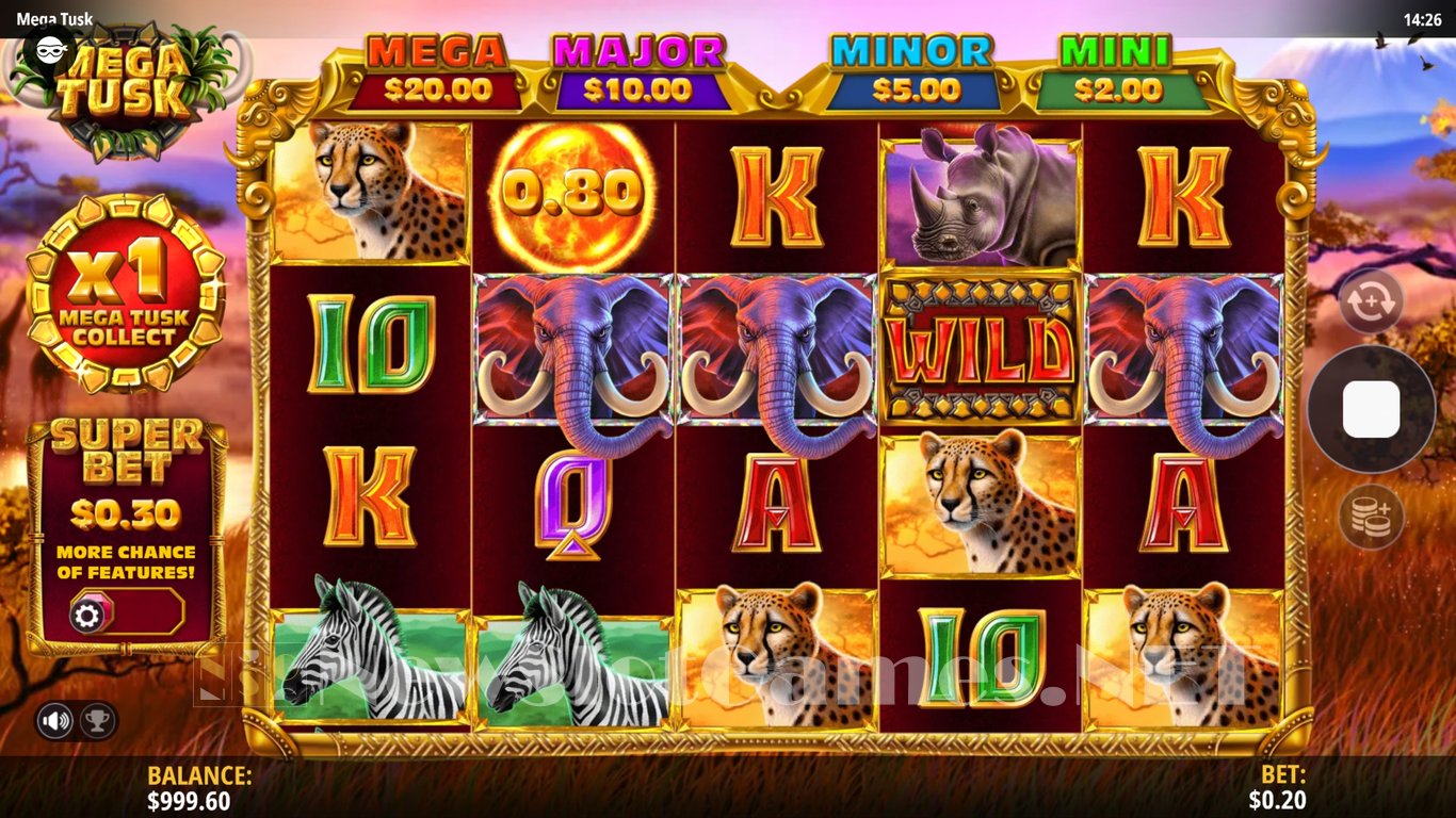 Mega Tusk Slot Demo Image