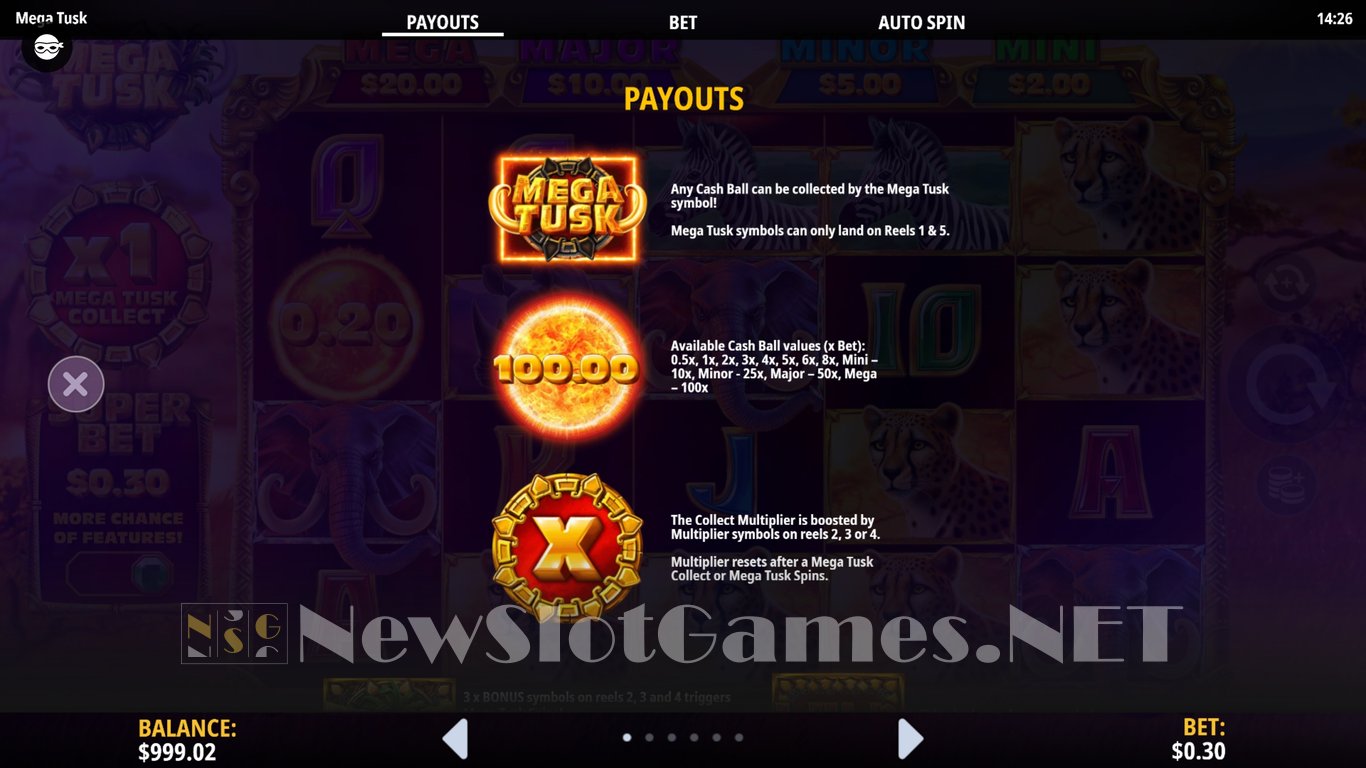 Mega Tusk Slot Slot Image in Demo - pic. 6
