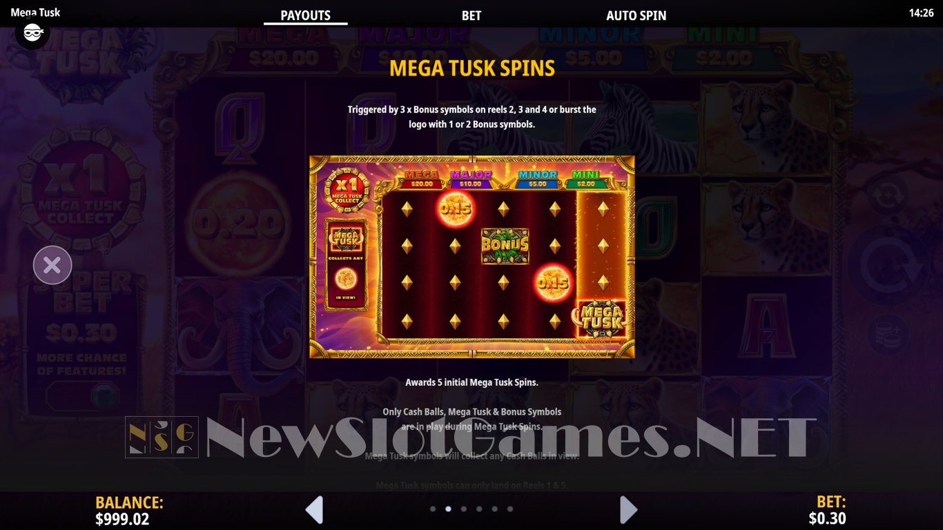 Mega Tusk Slot Slot Image in Demo - pic. 7